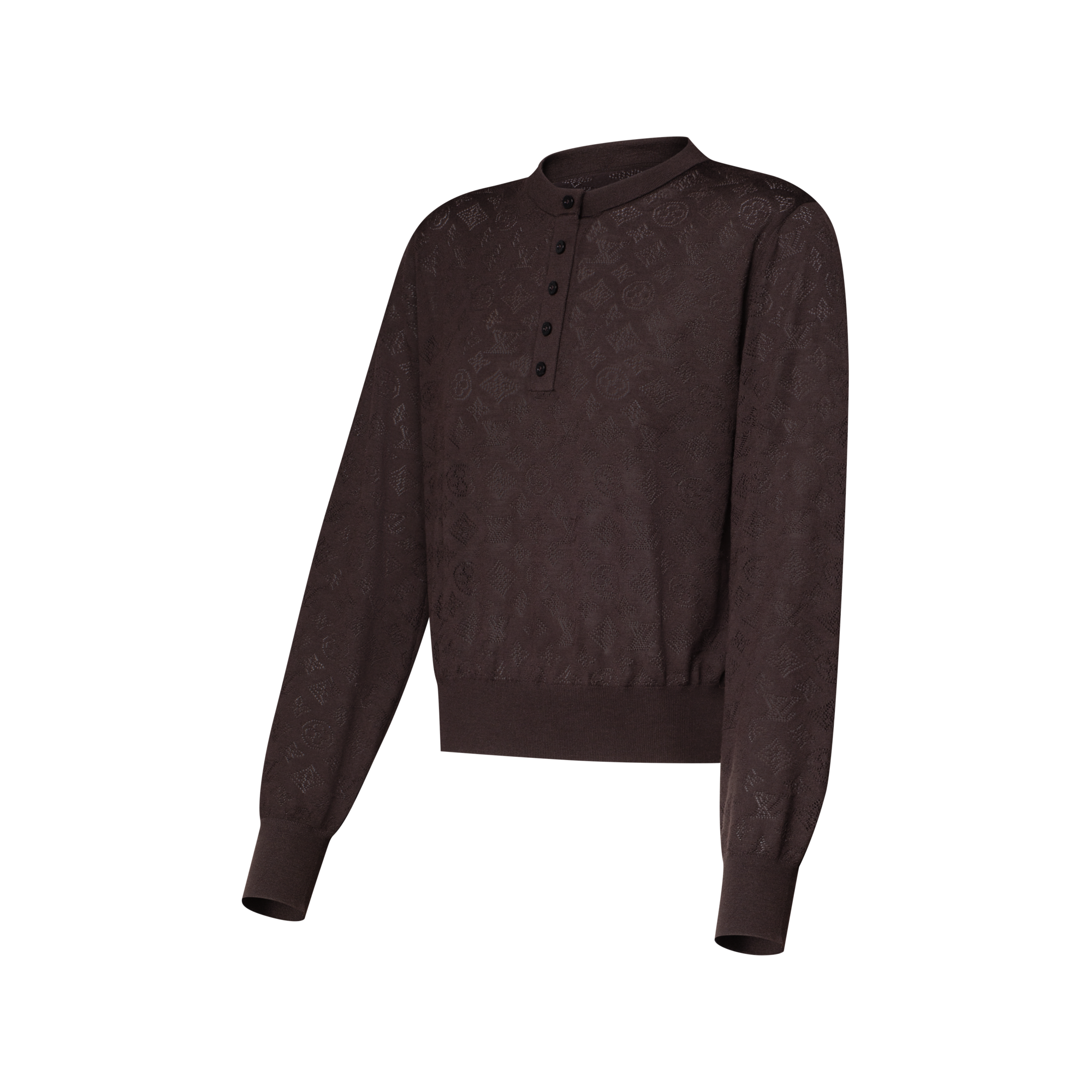 Openwork Mahina Henley Pullover - Ready-to-Wear | LOUIS VUITTON